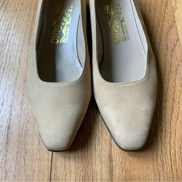 FERRAGAMO Suede Ballet Flats - Picture 6 of 11